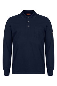 Flame Retardant Poloshirt, long sleeve